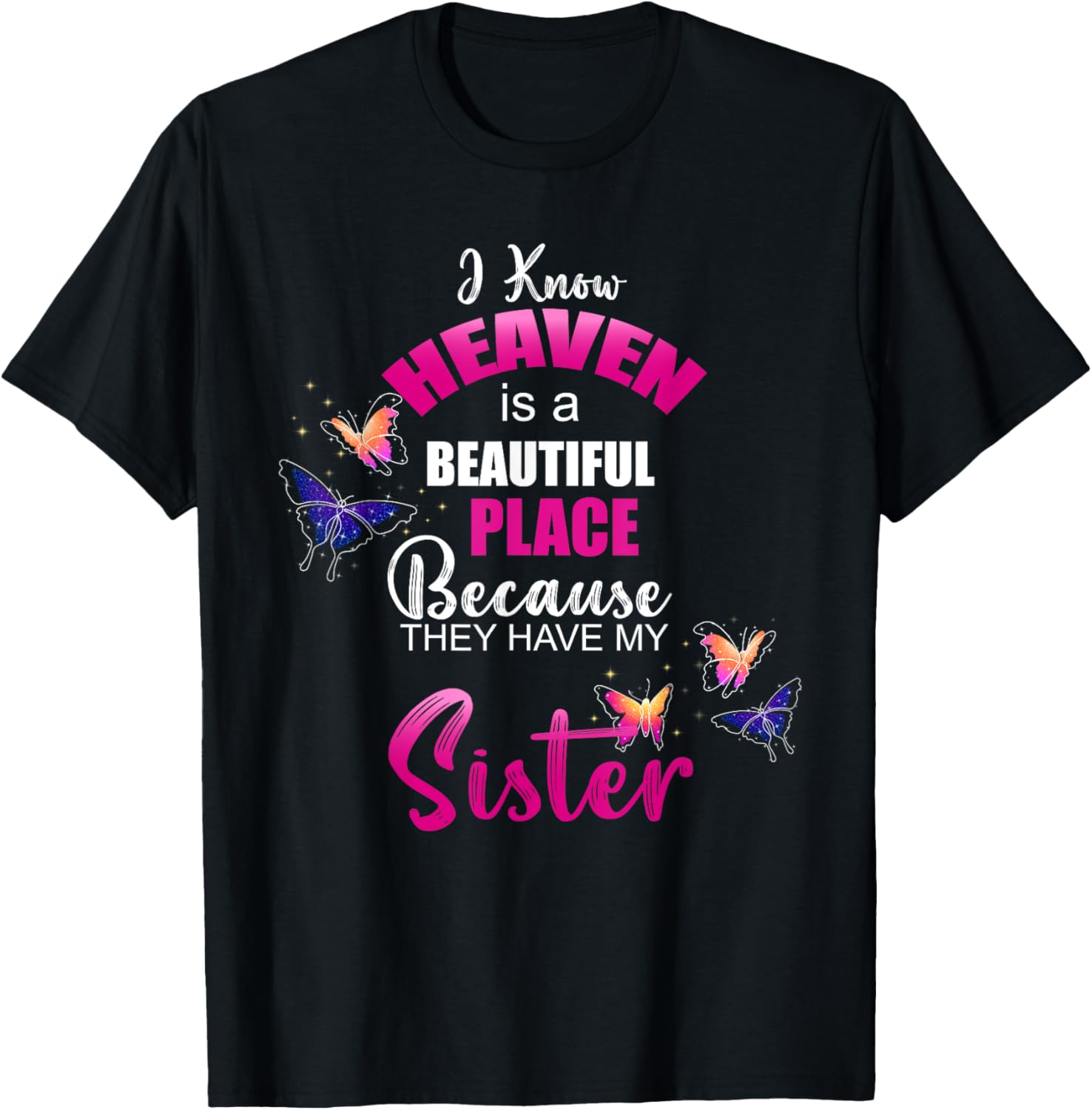 Heaven is Beautiful Place My SISTER Angel Memorial Family