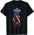 Thin Silver Line Flag No Guns Just Guts