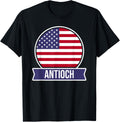 Antioch - USA - American place name US flag design