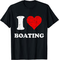 Distressed Grunge Worn Out Style I Love Boating