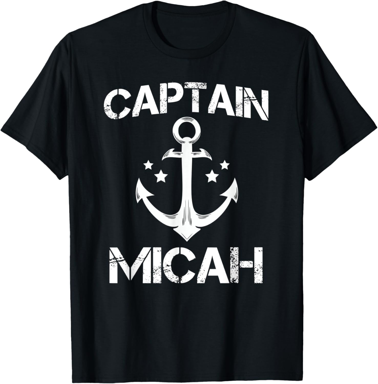 Captain Micah Funny Birthday Personalized Name Boat
