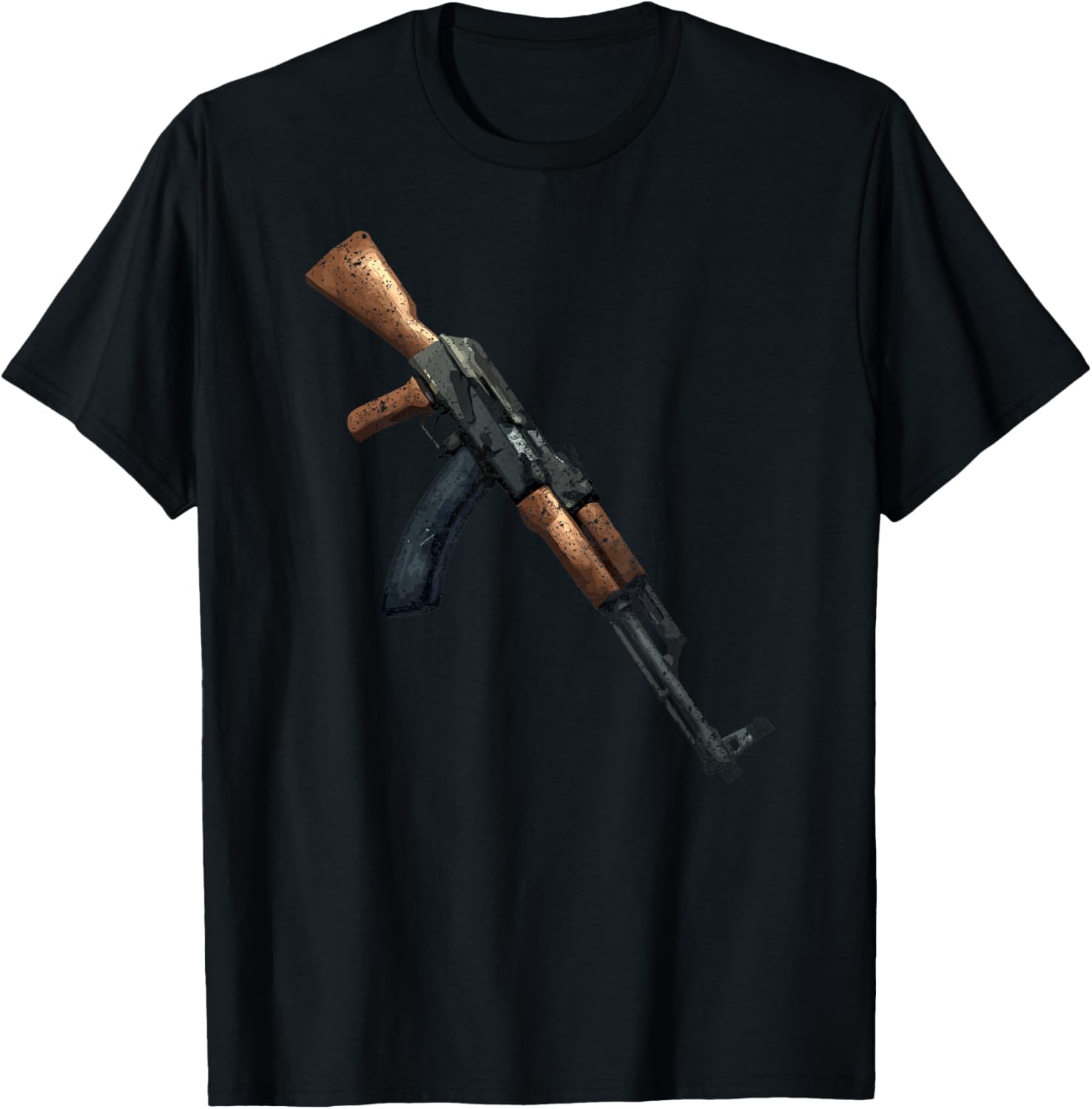 Forty Five Caliber Apparel Company Ak 47 Gun T Shirt Unisex Adults