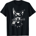 Doberman Gun Graphic Distressed Dobie Dog Doberman Pinscher