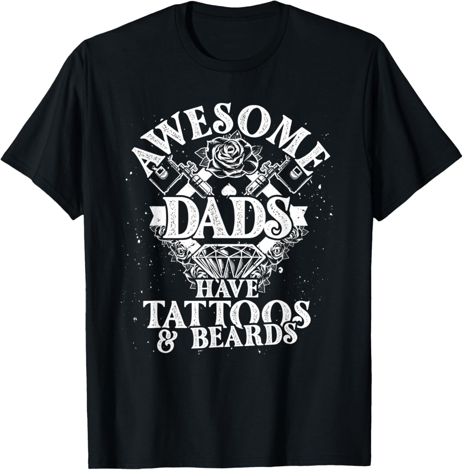 Awesome Dads Have Tattoos Beards Ink Gun Tattoo