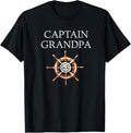 Captain Grandpa Funny Boating Sailing Shirts