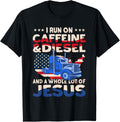 Trucker Driver Jesus Christian Diesel Caffeine Coffee
