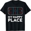 My Happy Place Hockey Tshirt for Hockey Lover