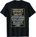 Common Sense Gun Control