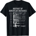 Us Rifles Played A History Of American Defiance Guns Shirt