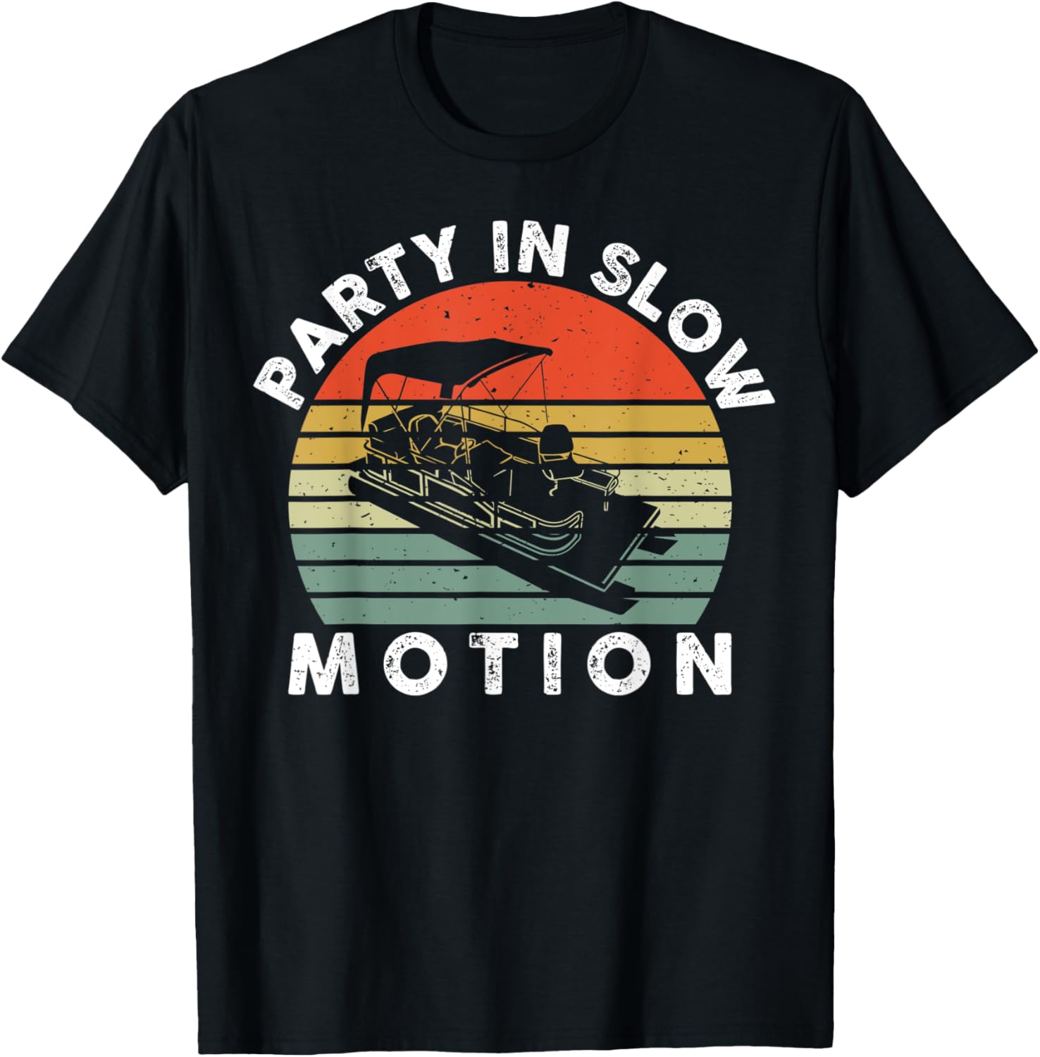 Party In Slow Motion Motorboad Boating Pontoon Boat