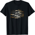 Cool American Flag Tees Machine Guns T Shirt Usa Patriotic T Shirt