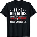 I Like Big Guns I Cannot Lie Funny Pro Gun Dad Joke