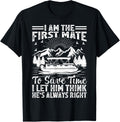 First Mate Captain Pontoon Boat Boating Captain