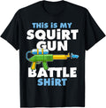 Squirt Gun Battle Water Gun Cool Down Summer T Shirt Men Women