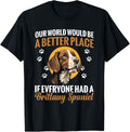Better Place if Everyone Had a Brittany Spaniel Dog