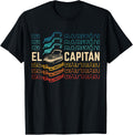 El Capitan Boat Captain Retro Sunset Boating Lover