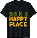 This Is A Happy Place Men Women Kids Gift Cool Graphic Art