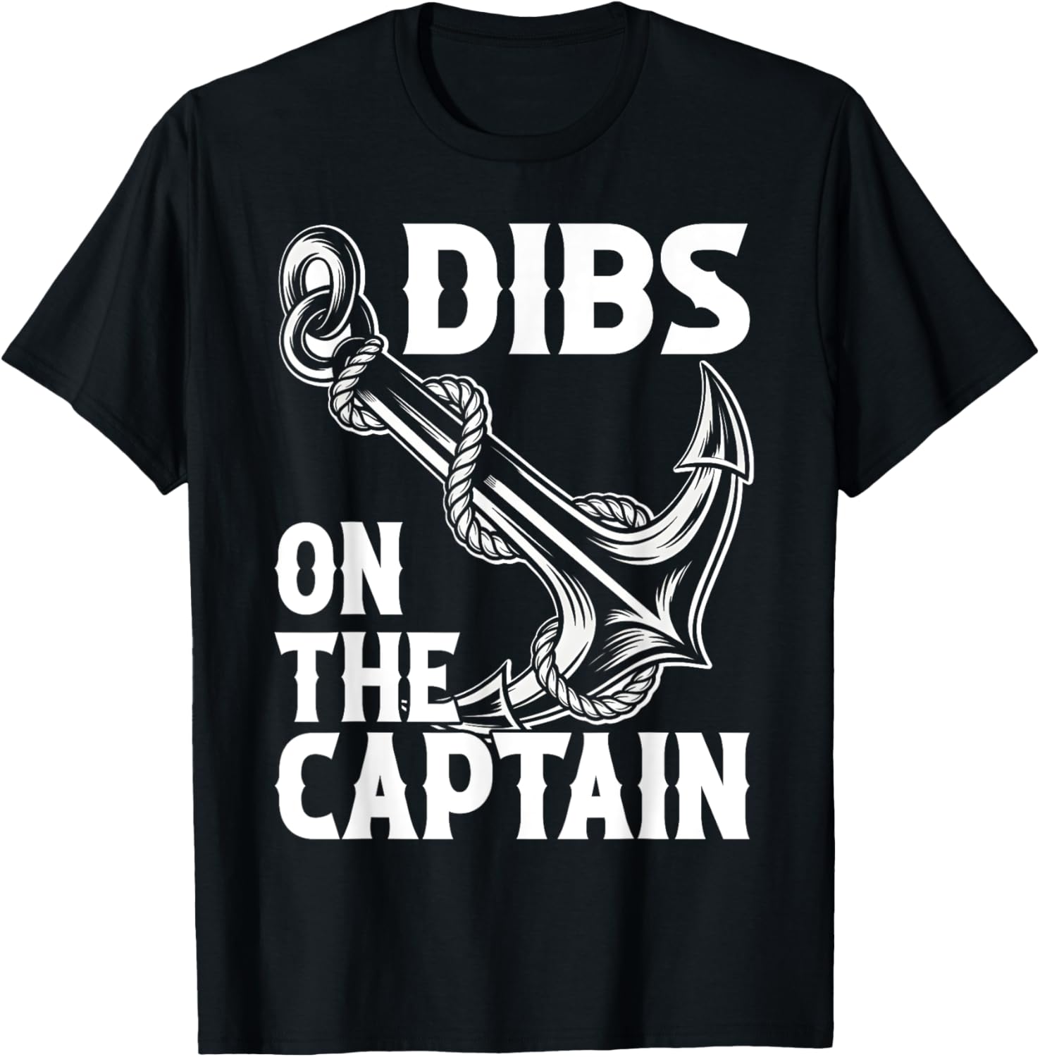 Womens Dibs On Captain Funny Boating Captain