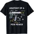 Funny Pew Pewer Anatomy Science Weapon Geek Gun Lover Gamer