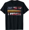 Just Tip I Promise Bullet American Flag Gun Lover