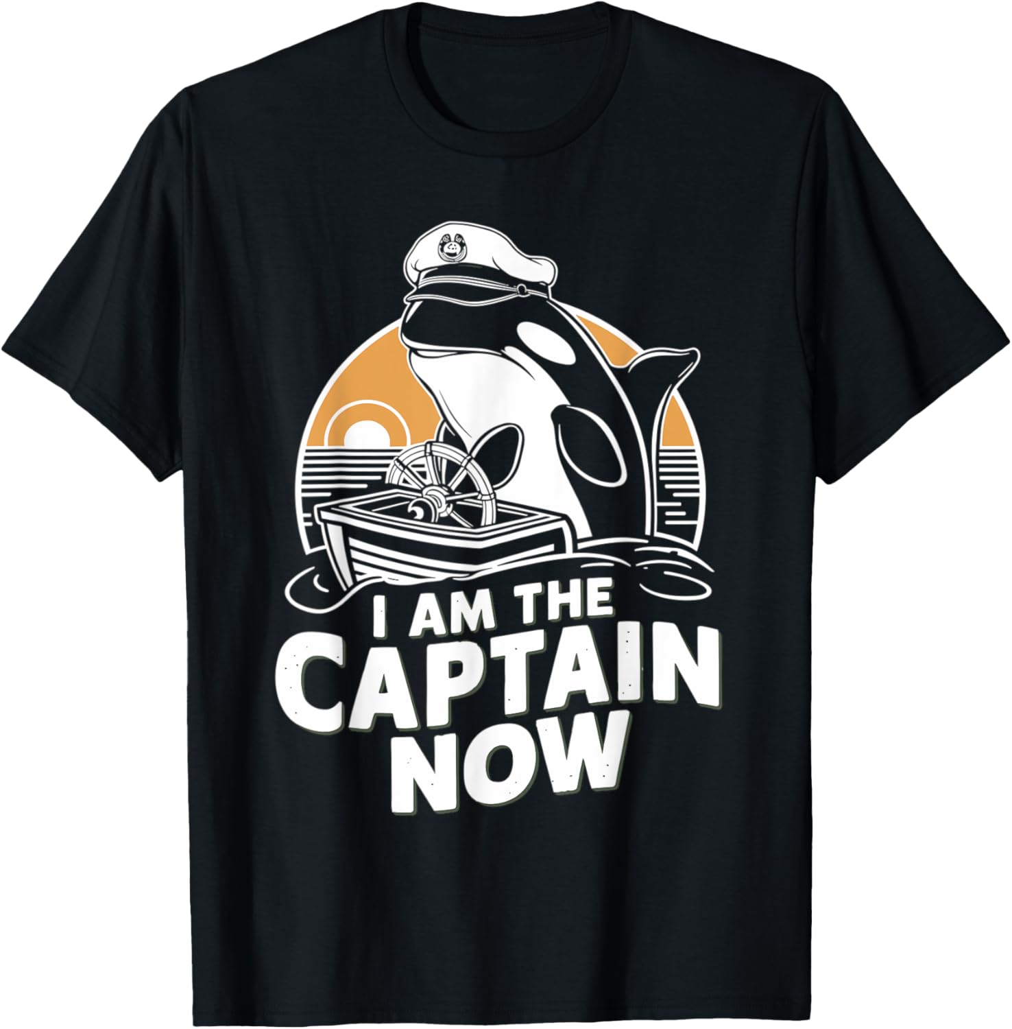 Funny Orca A Sinking Boat