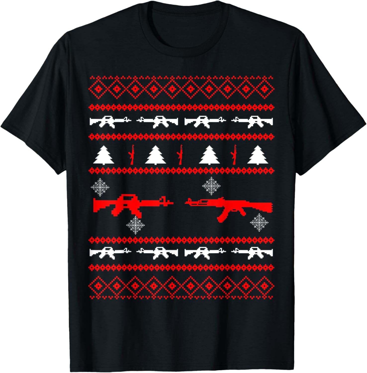Ak 47 M4 Ugly Christmas Party Sweater Gun Lovers