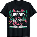 The Library Is My Happy Place Book Lover Gift