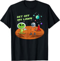 Mars Alien Get Off My Lawn Funny Laser Gun Astronaut Planet