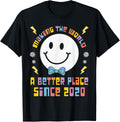 Making The World A Better Place Since 2020 - Groovy Birthday