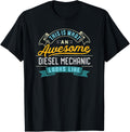 Funny Diesel Mechanic Awesome Job Occupation
