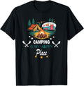 Camping Is My Happy Place Funny Nature Hiking