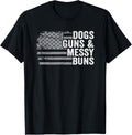 Dogs Guns Messy Buns Usa Womens Dog Lover Gun Owner