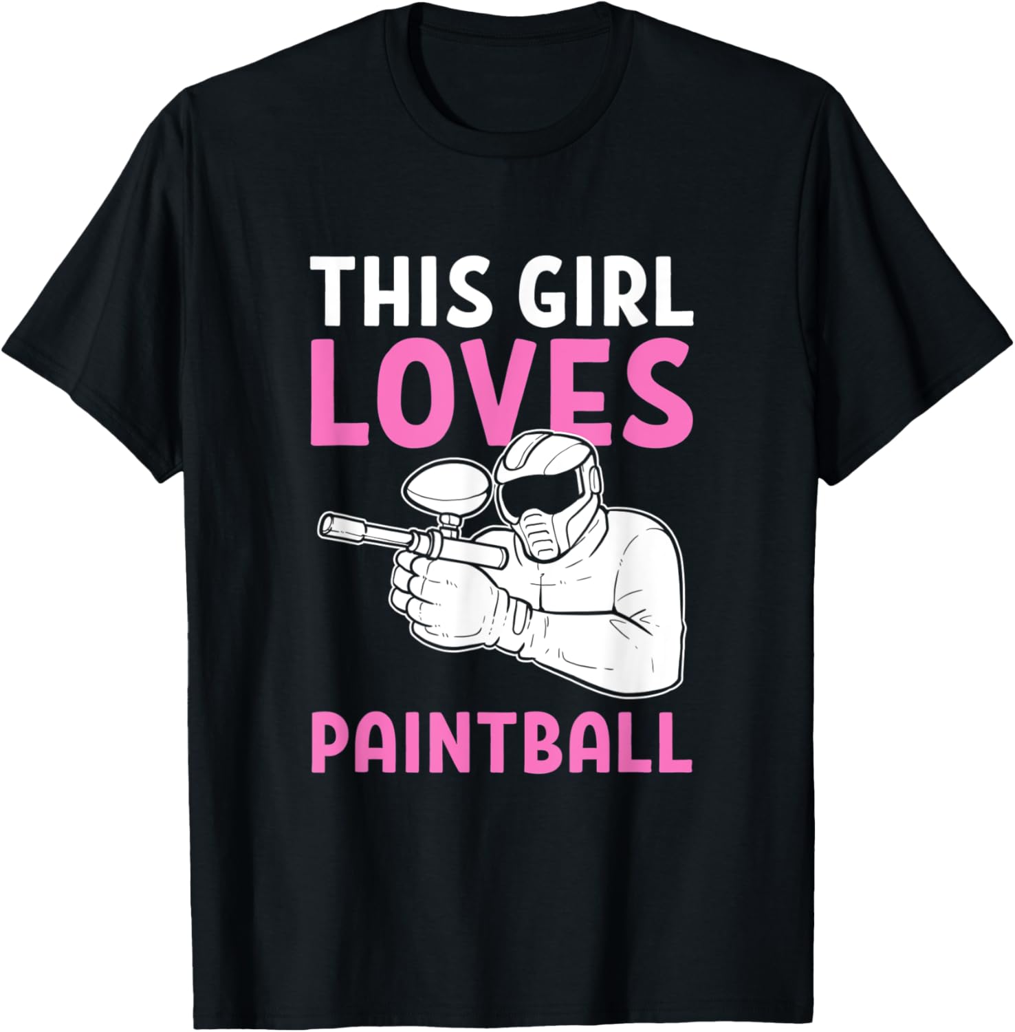 This Girl Loves Paintball Gun