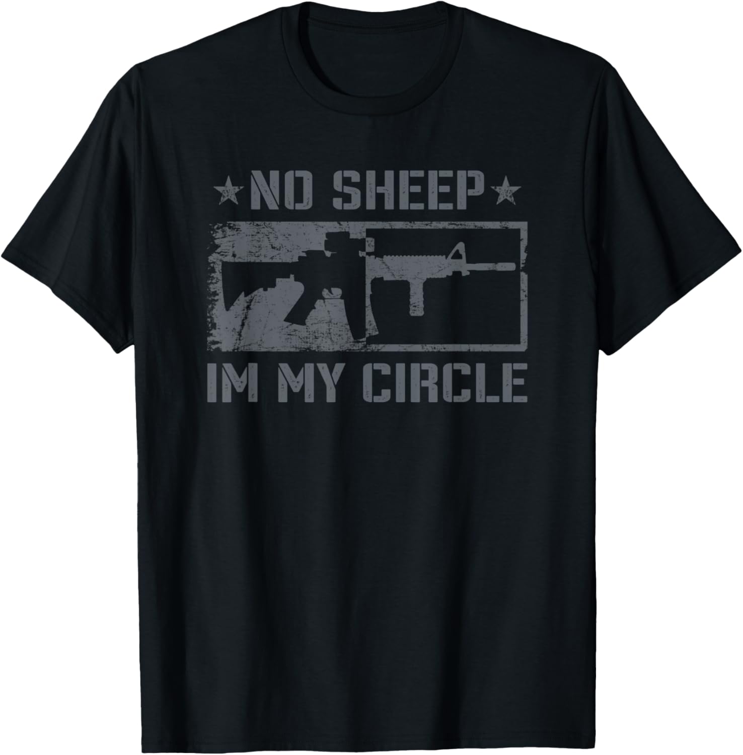 No Sheep In My Circle 2Nd Amendment Pro Gun Rights Ar15