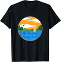The lake is my happy place sailboat fun Men Women Kids Tee