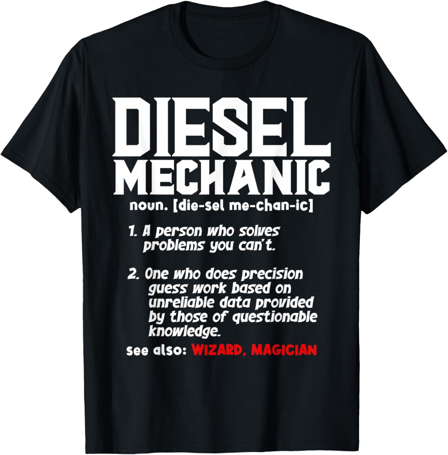 Funny Pickup Truck Guy Apparel Diesel Rolling Mechanics