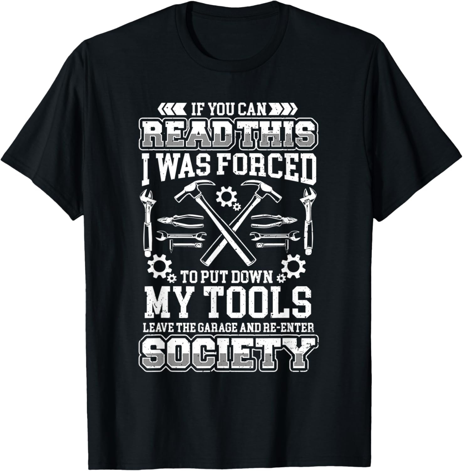 Forced To Put Down Tools Leave Garage Men