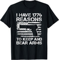 I Have 1776 Reasons To Keep Bear Arms Pistol Usa Pro Gun