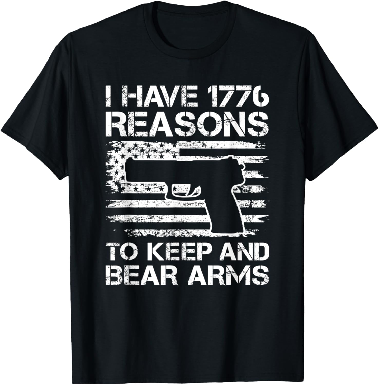 I Have 1776 Reasons To Keep Bear Arms Pistol Usa Pro Gun