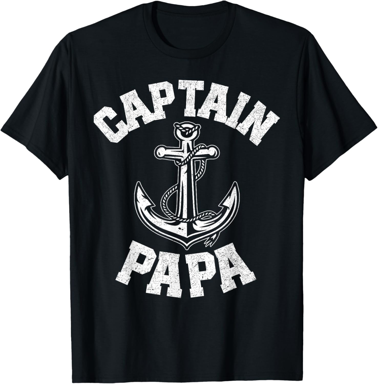 Mens Captain Papa Pontoon Lake Sailor Fishing Boating
