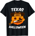 Funny Texas Halloween Patriotic Cowboy Gun Slinging Pumpkin