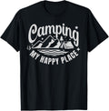 Camping Is My Happy Place Men's Camping and Hiking Camper