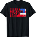 Patriotic Cigars Whiskey Guns Freedom Gift
