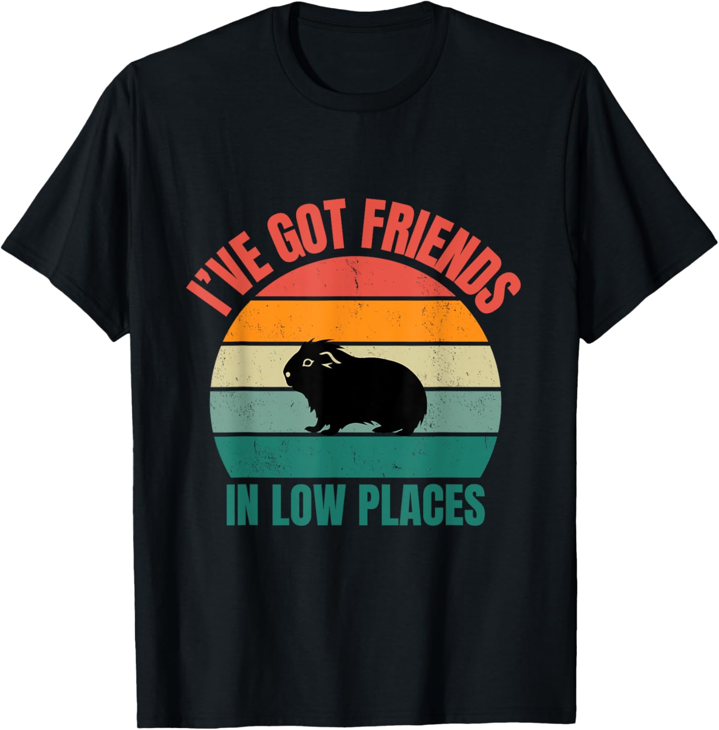 I've Got Friends In Low Places Guinea Pig Design