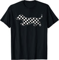 Checkered Dachshund Retro Puppy Race Wiener Dog Boys