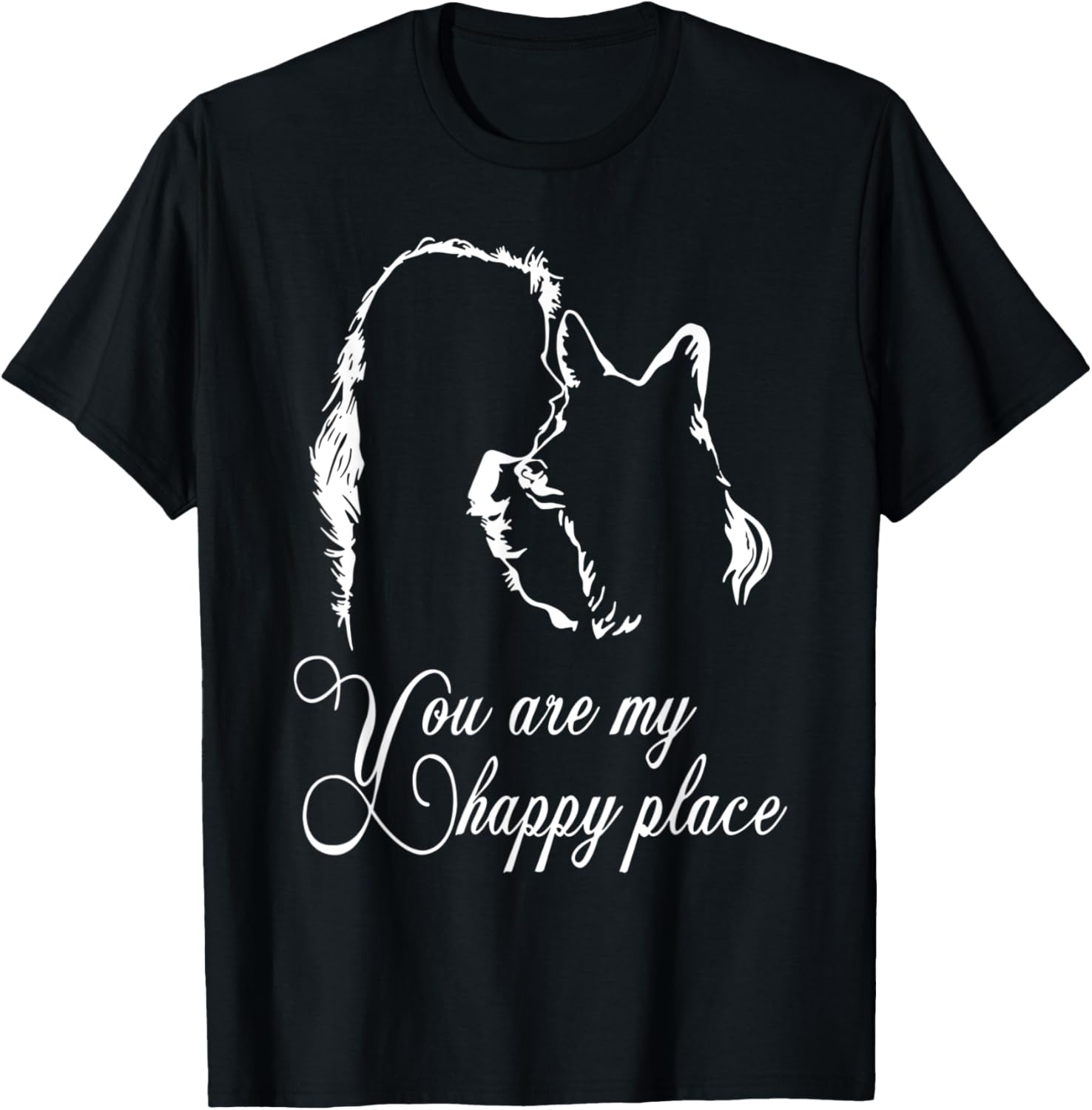 You are My Happy Place Pembroke Welsh Corgi dog Funny