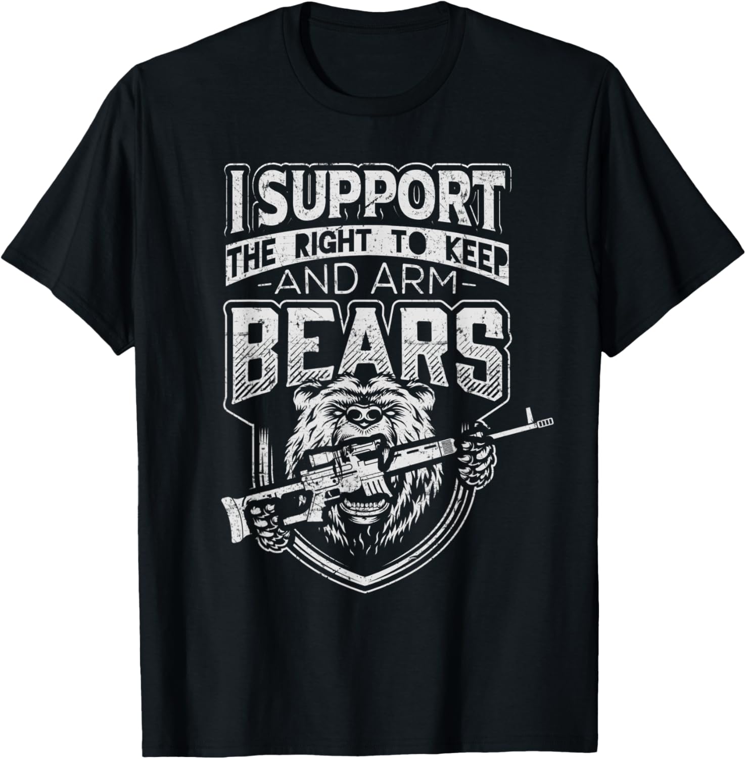 Bear Arms 2Nd Amendment Funny Hunting Gun