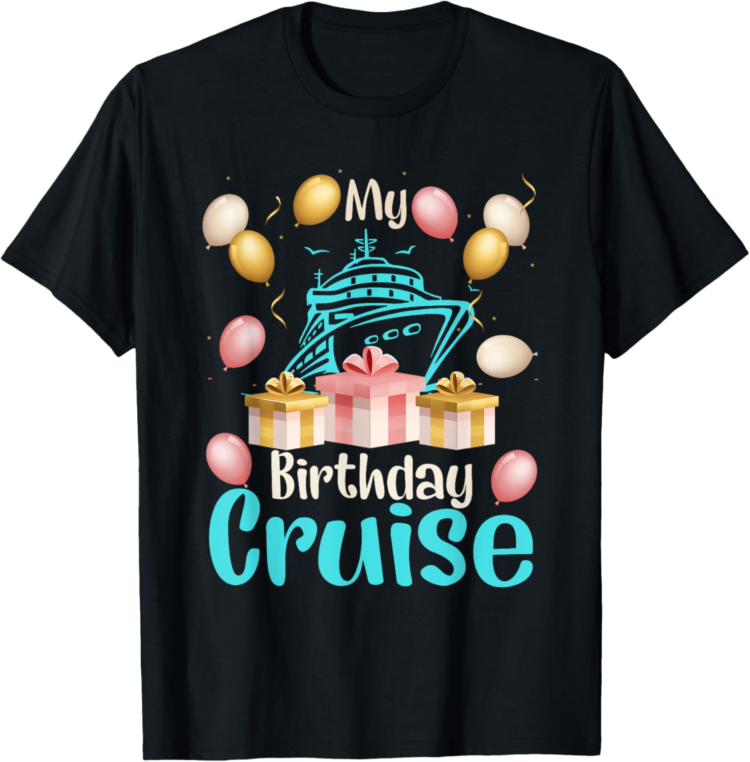 Festive My Birthday Cruise Ship Party Cruising Boat