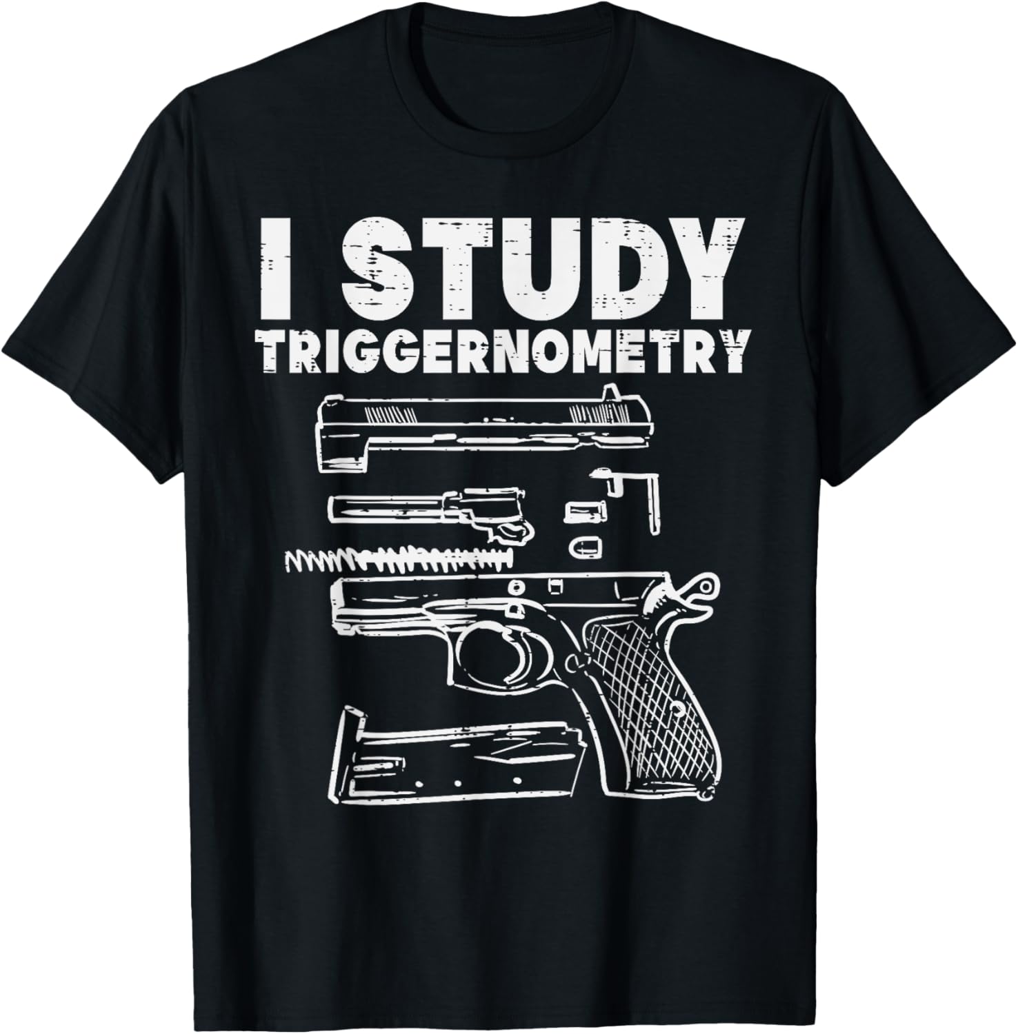 I Study Triggernometry Cool Pro Gun Math Trigonometry