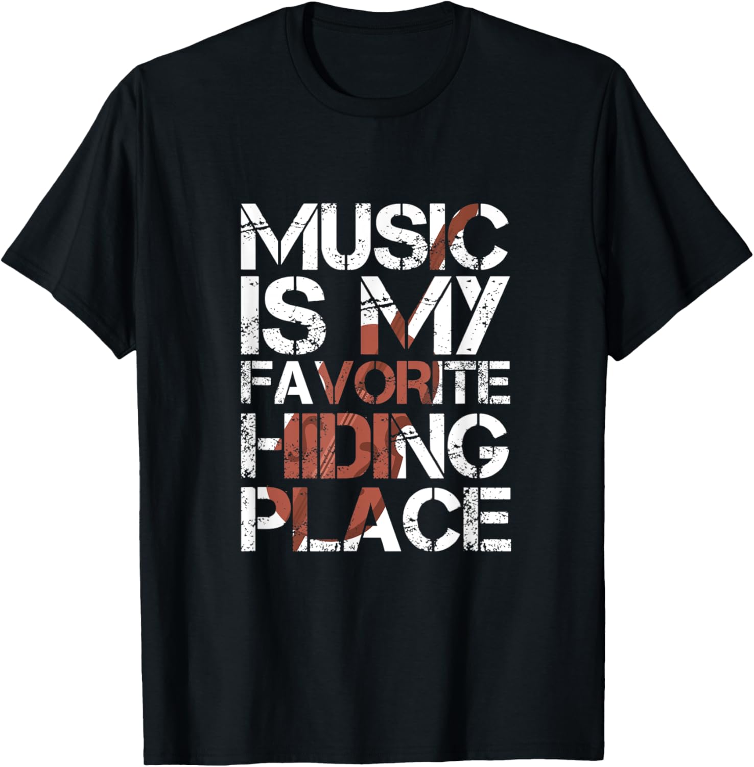 Violin Player Violinist Music Is My Favorite Hiding Place